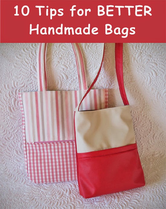 Tips for Better Handmade Bags- interior pockets | Geta's Quilting ...