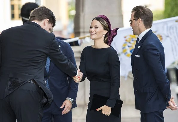 King Carl XVI Gustaf, Queen Silvia, Crown Princess Victoria, Prince Daniel, Prince Carl Philip and Princess Sofia at Riksdag