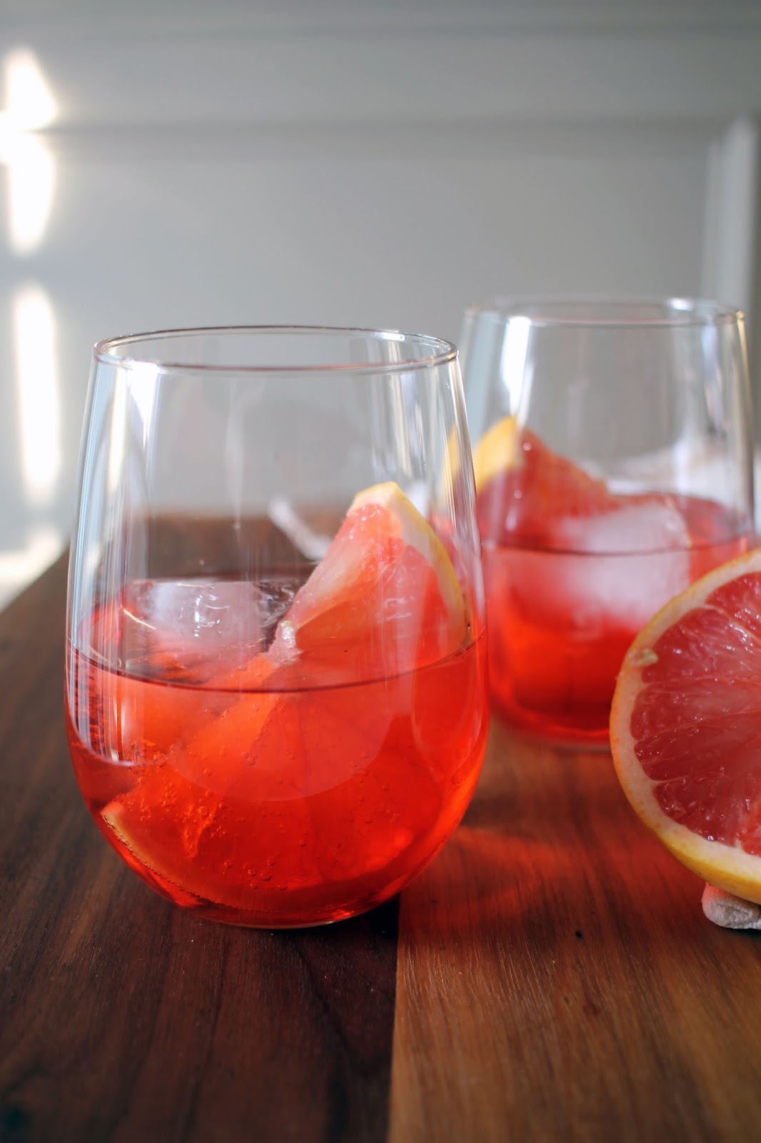 Elements Of Katie Cocktails For Two Campari Spritz