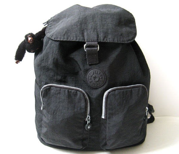 KIPLING BACKPACK BLACK LARGE KIPLING BACKPACK