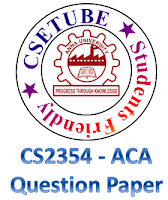 CS2354 / CS64 / 10144 CS604 – Advanced Computer Architecture (ACA) - May / June 2013 Question paper