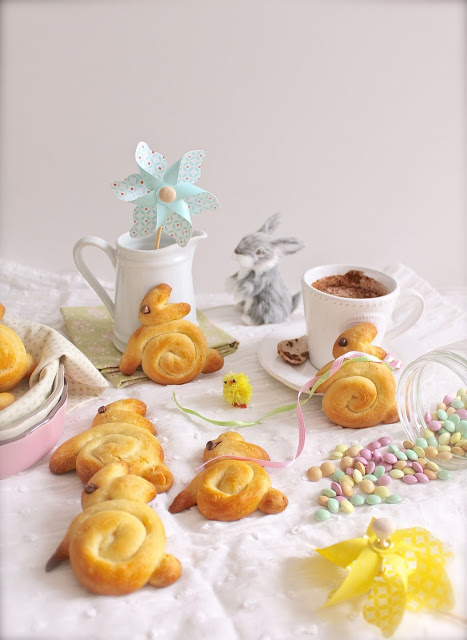Petits lapins briochés Pâques (vegan, sans lait) • Cook A Life! by Maeva