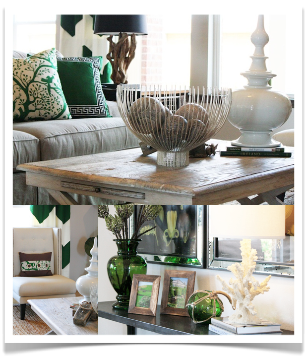 10 Rooms: color post: green and grey