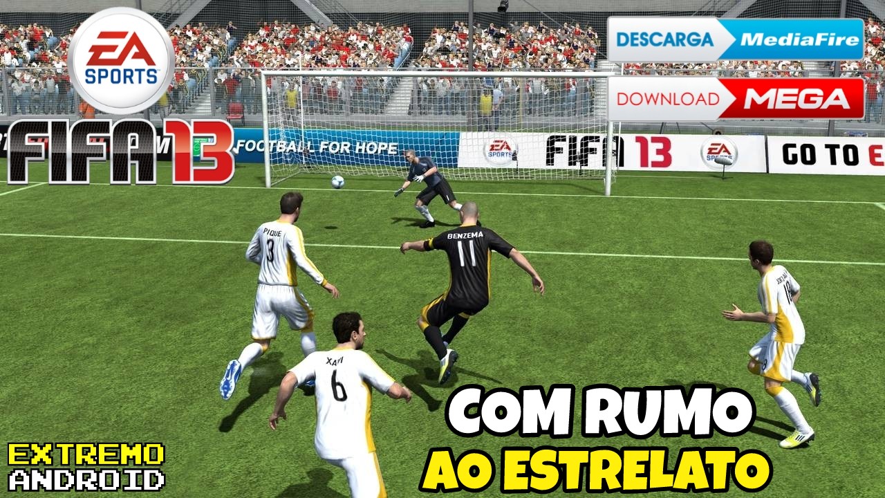 jogo de futebol para celular offline e com rumo ao estrelato 😍 #fifa