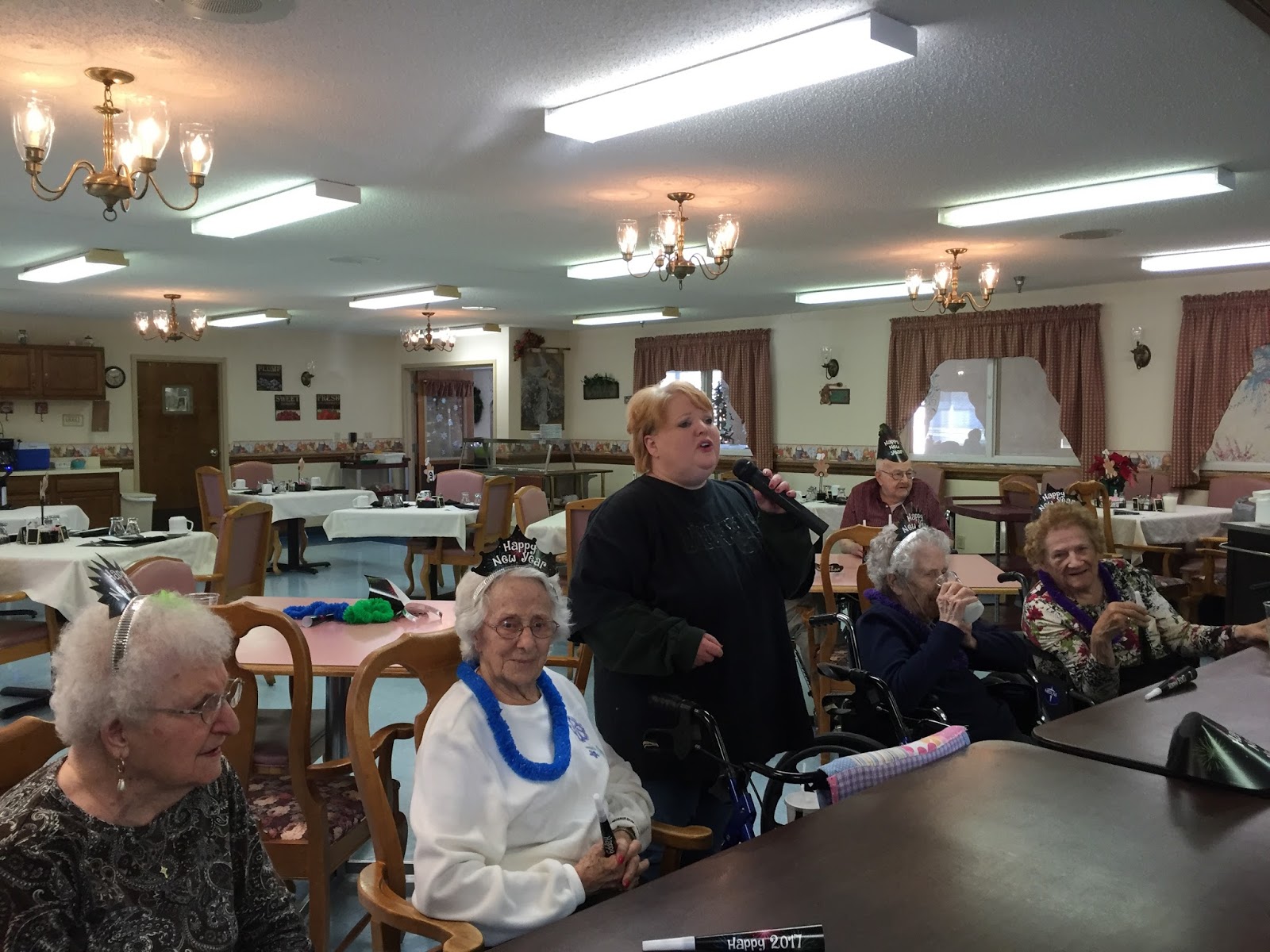 BRINGING IN THE NEW YEAR AT VERSAILLES HEALTH CARE CENTER