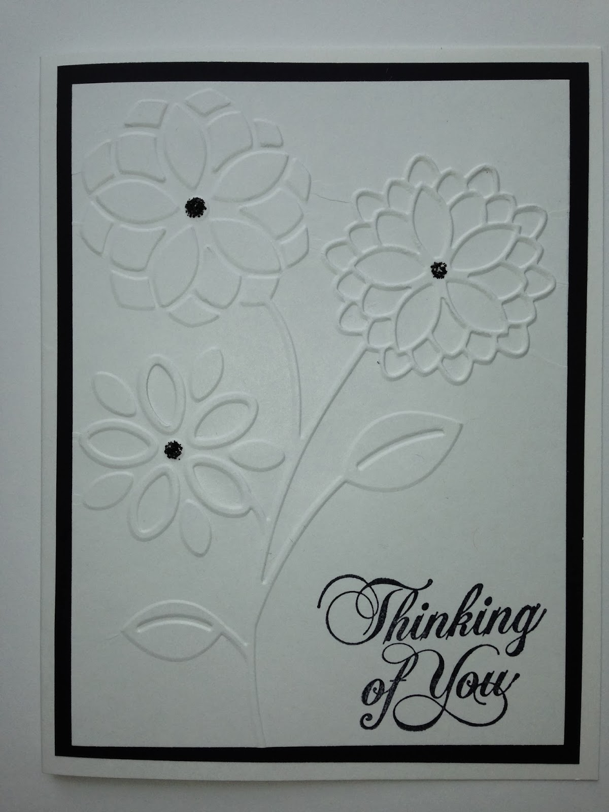 Creative Expressions Simple Embossed Card