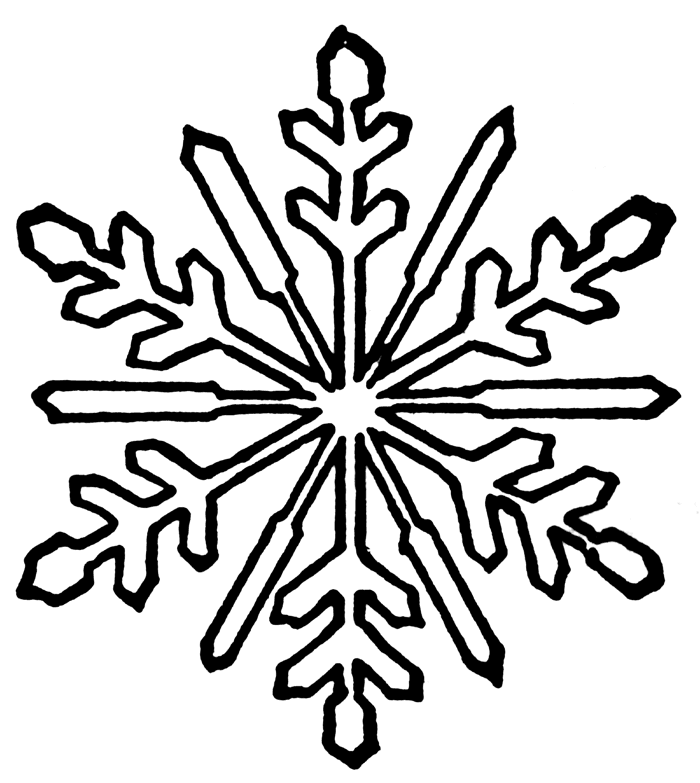 christmas clipart snowflakes - photo #3