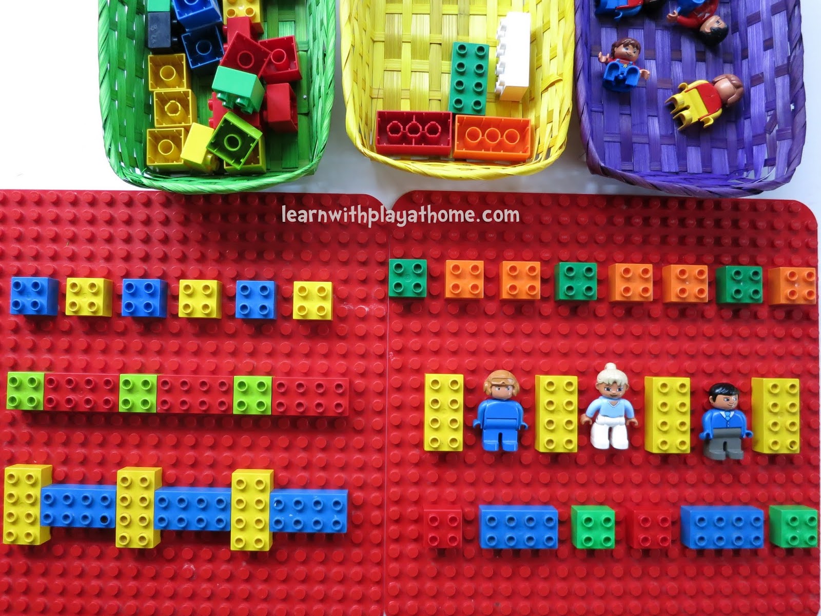 pouch Med vilje Luske Learn with Play at Home: Learning Patterns with Lego