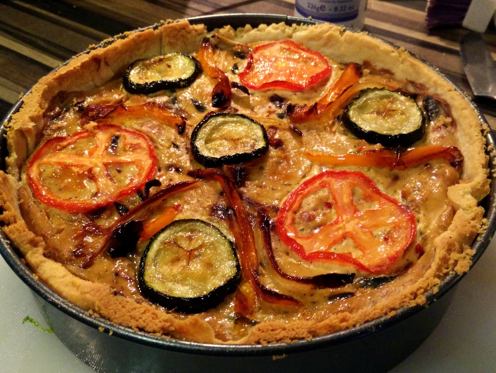 Veggie Londoner: Vegan roast vegetable quiche