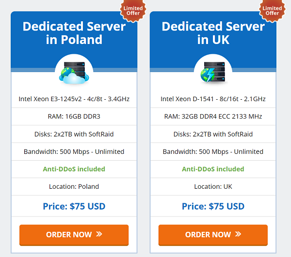 AccuWebHosting Dedicated Server