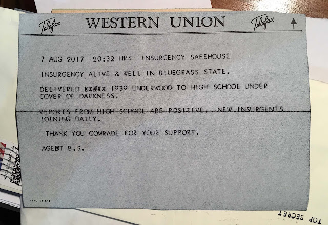 Revolution in the mailbox: Insurgency in the Bluegrass