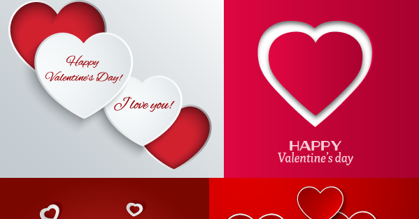 Corazones de San Valentín col. 2 - Vector | Vector Clipart