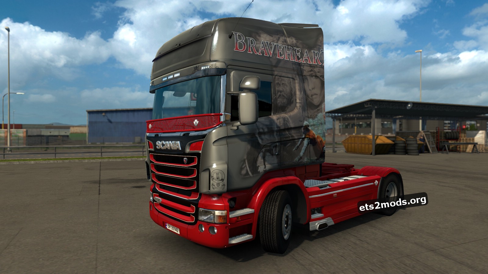 Malcolm Braveheart Skin for Scania RJL Malcolm Braveheart Skin for Scania RJL