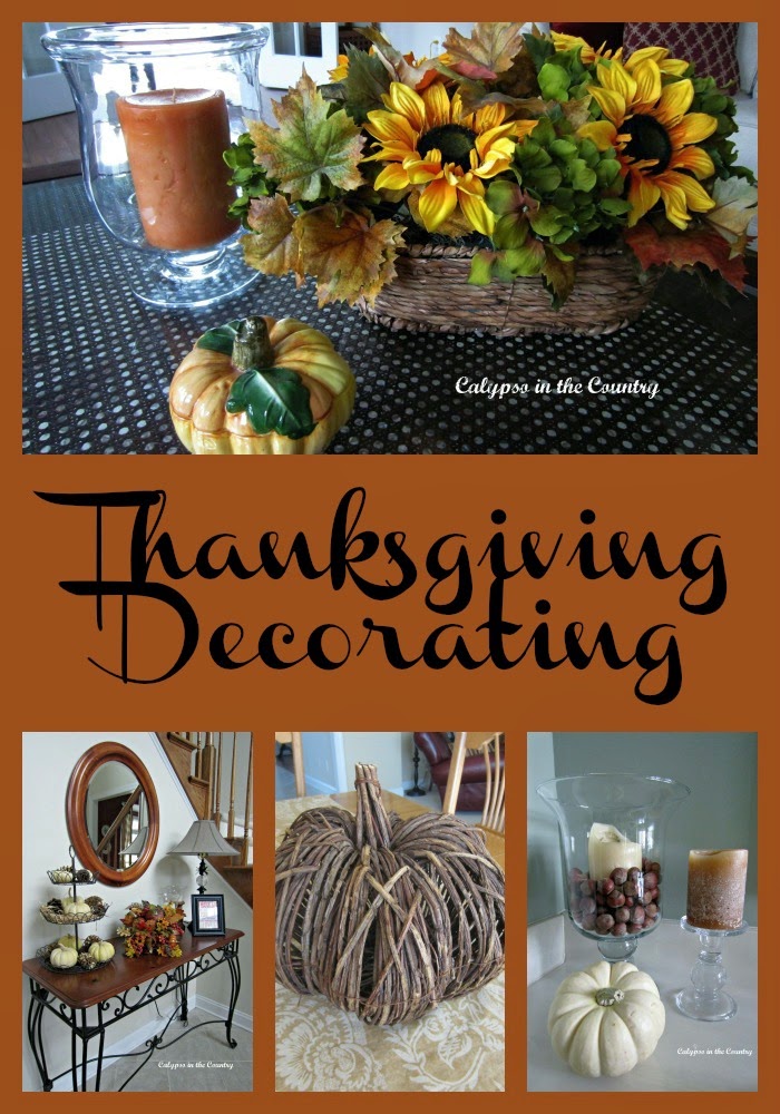 Collage of Thanksgiving Decorating ideas