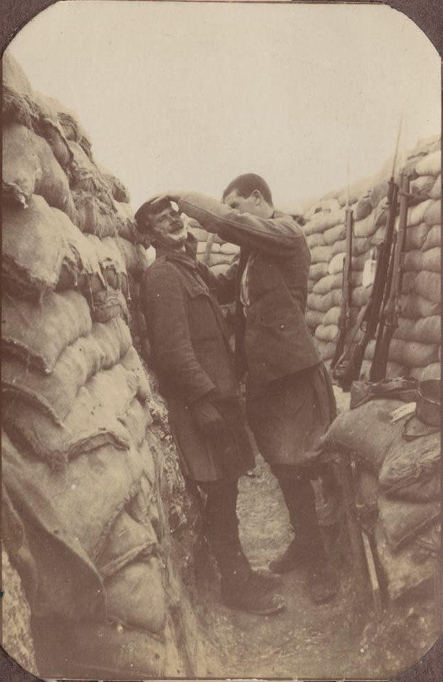 Funny Vintage Photos Show Soldiers Take Care of Their