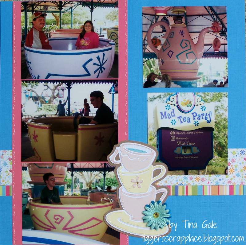 My Scrappy Ideas Disney Tea Cups