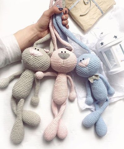 Amigurumi Conejo Orejas largas, paso a paso en español