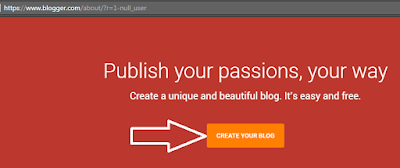 click on create your blog