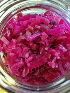 Fermenting, Red Onions, condiments