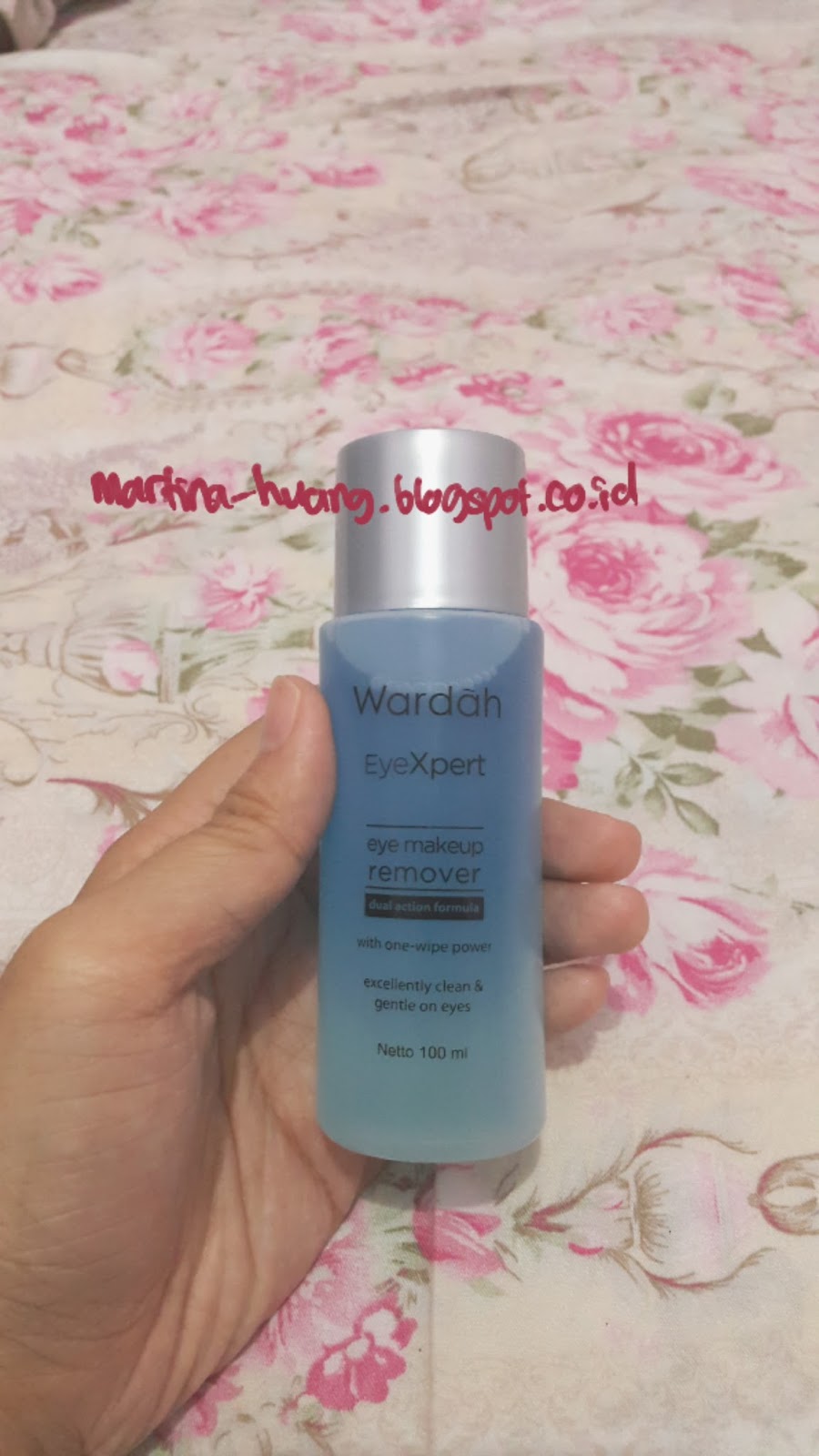 MartinaHuang Review Wardah Makeup Remover VS Wardah EyeXpert Eye
