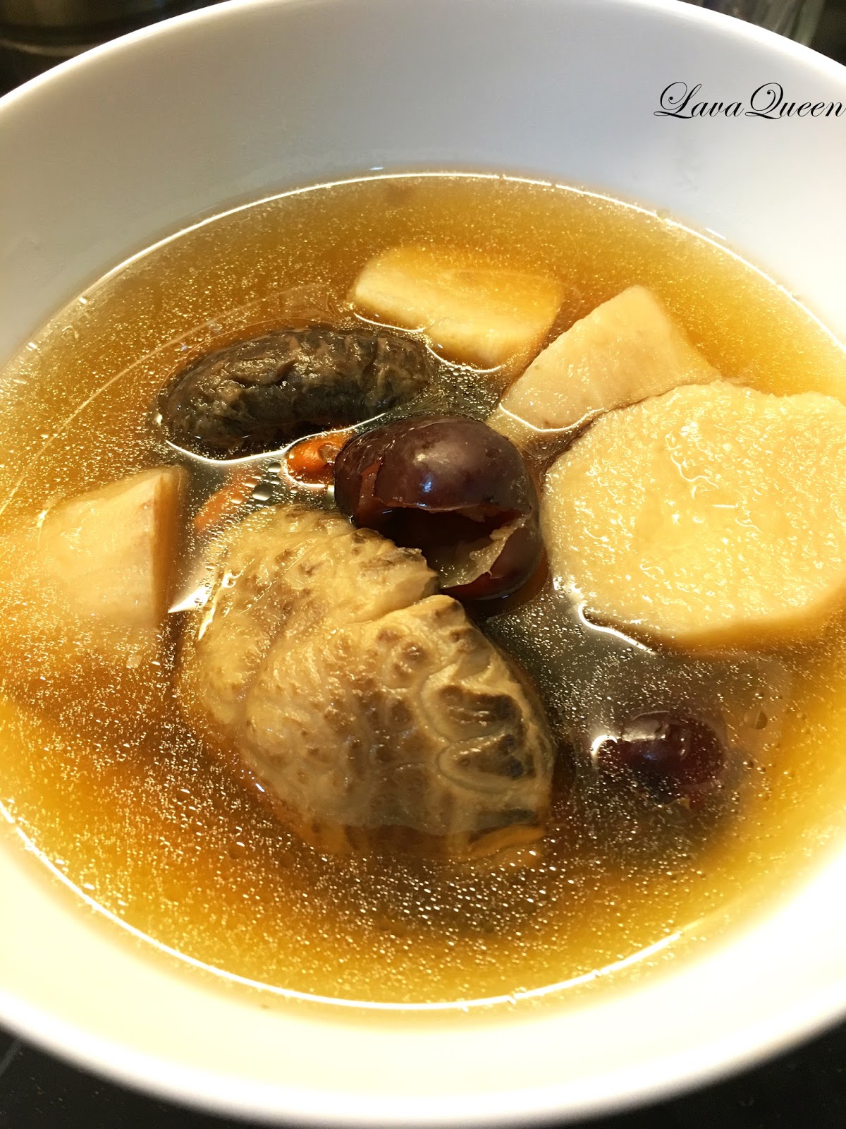 CHINESE WILD YAM AND CHICKEN SOUP Lava Queen
