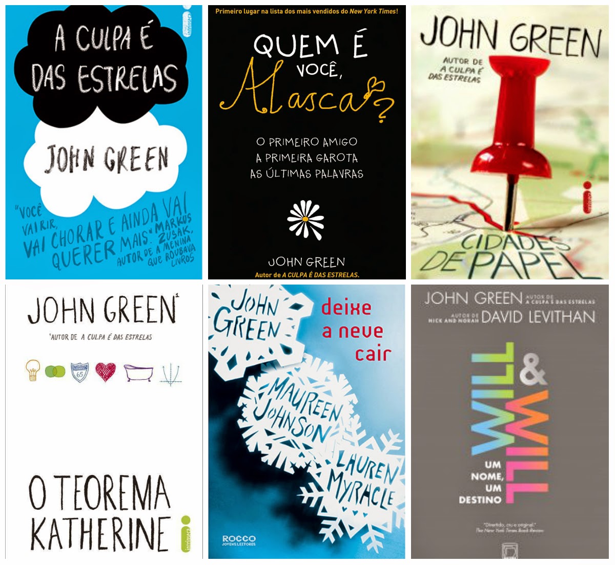 Eye Drops: Livros: Os livros de John Green