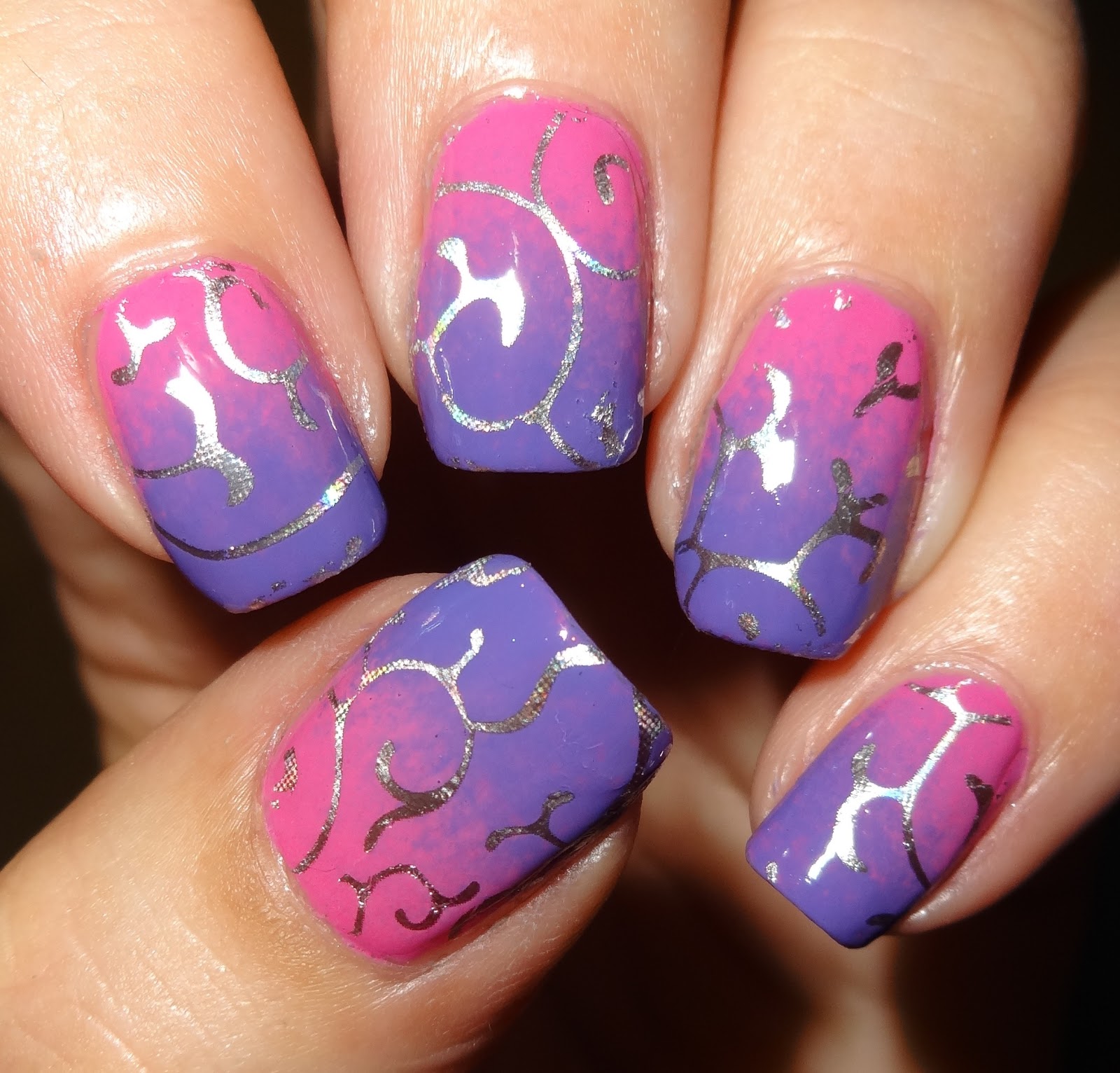 Wendy's Delights: Holographic Swirl Nail Foil from Sparkly Nails
