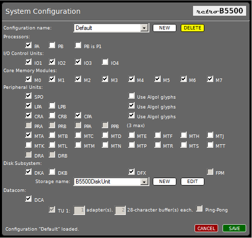 B5500 Emulation Project: 2014