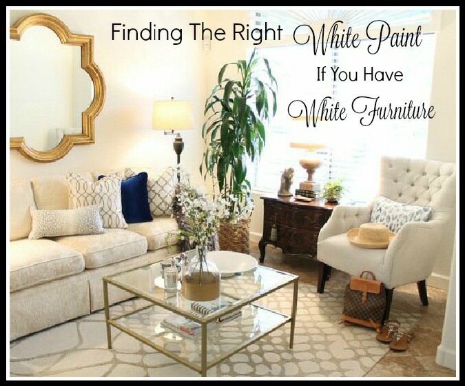 Finding The Right White Paint If You Have White Furniture
