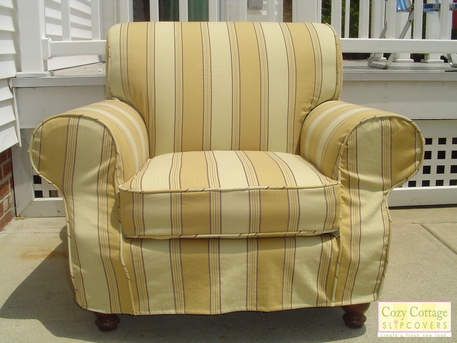Cozy Cottage Slipcovers Butter Pat Pleats