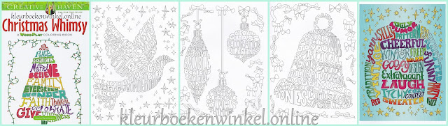 kleurboek CH 164 christmas whimsy