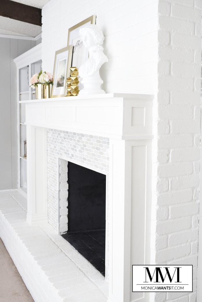 Mdf Fireplace Mantels And Surrounds Sevenstonesinc Com Diy Marble Fireplace Mantel Makeover Monica Wants It