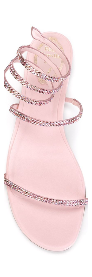 RENE CAOVILLA Crystal Embellished Sandal