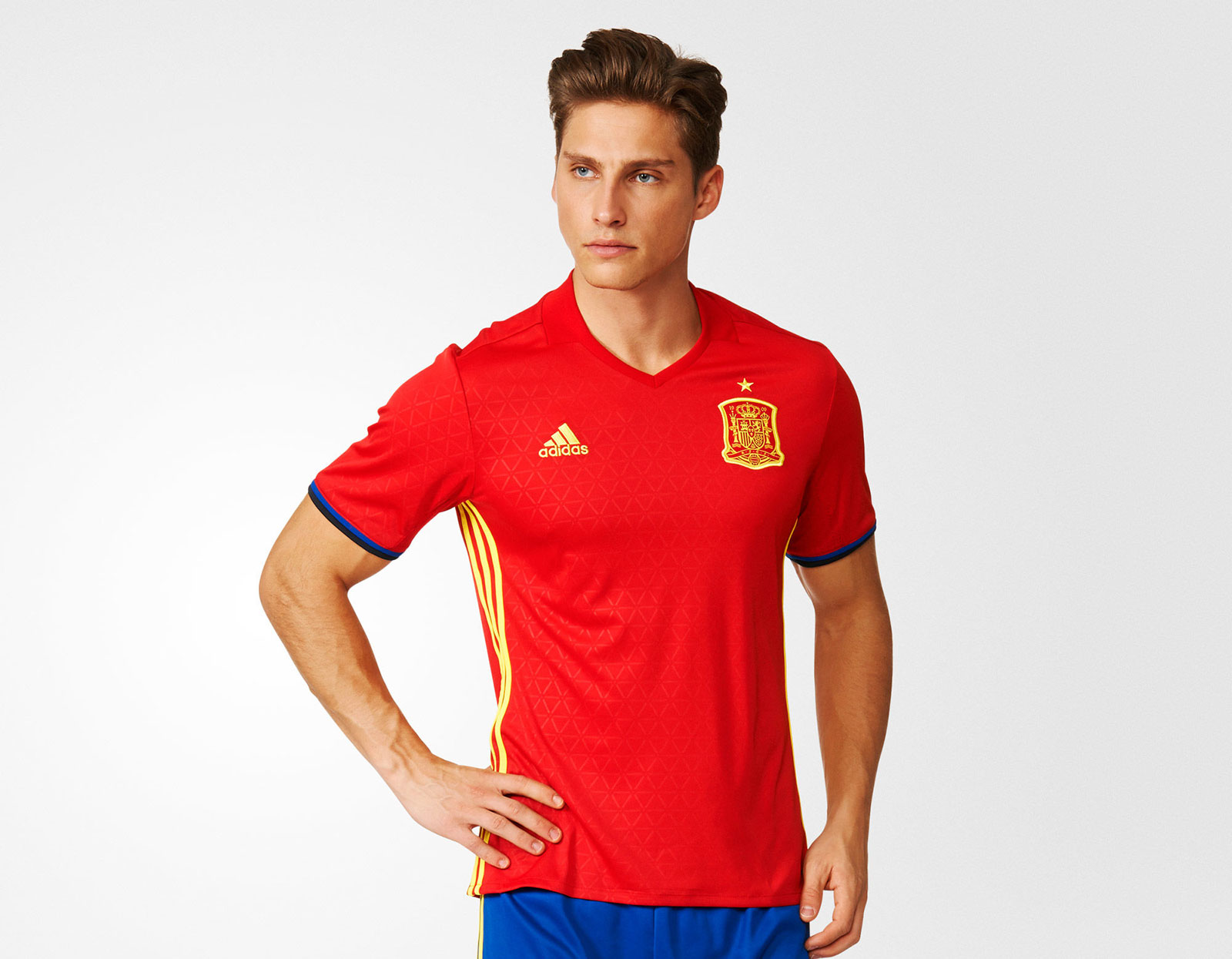 Spain Euro 2016 Home Kit - Footy Headlines