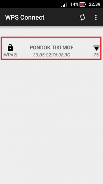 Hack Password WiFi di Android