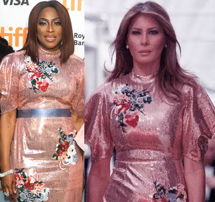 mo abudu melania trump dress 