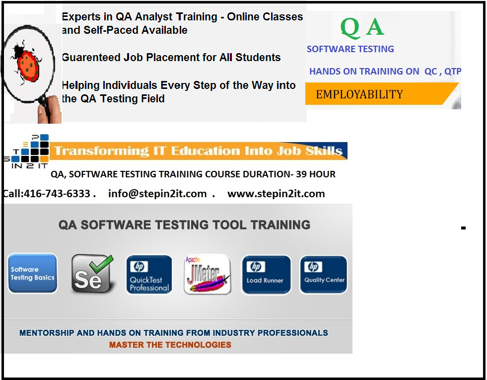 QA training toronto