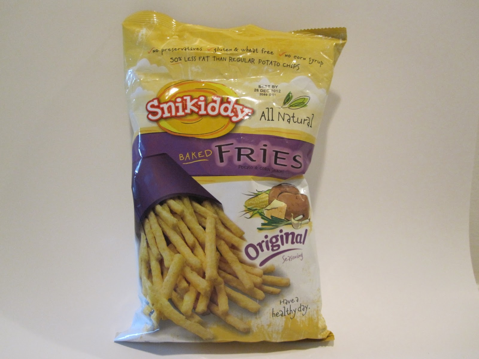 Gluten Views Snikiddy Baked Fries