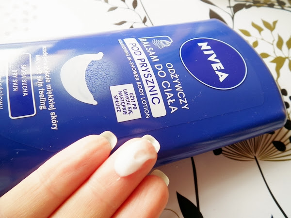 nivea, balsam pod prysznic, skóra sucha, ciało, rewolucja w stosowaniu balsamu, odżywczy balsam do ciała pod prysznic