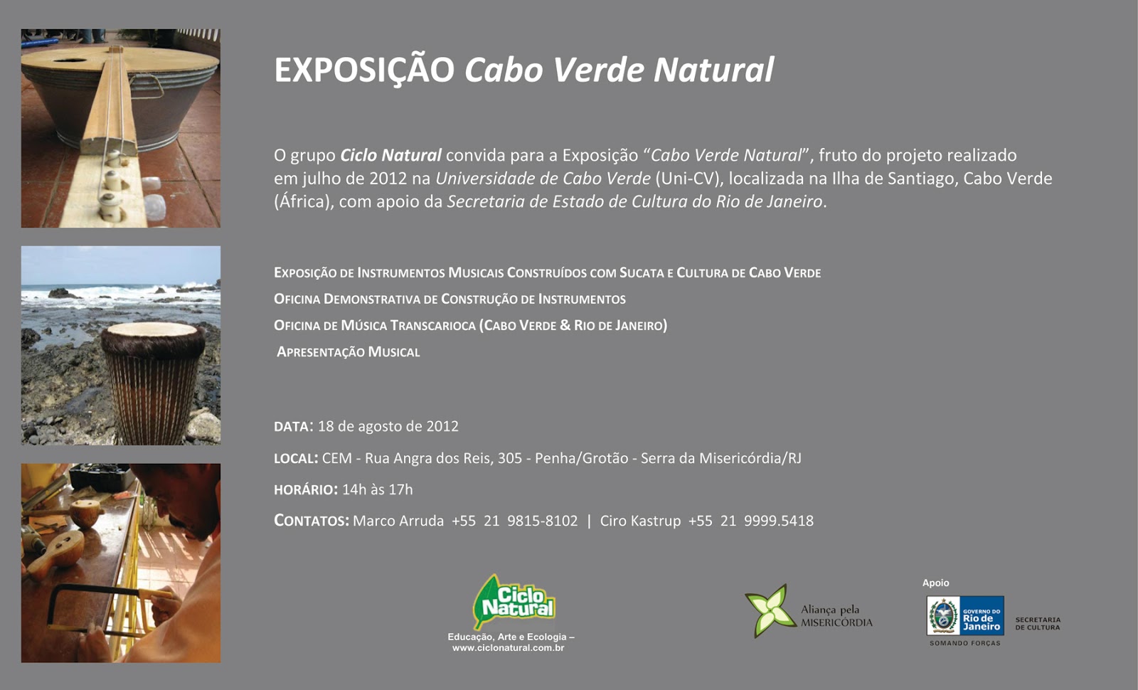 Aliança pela Misericórdia: Exposição Cabo Verde Natural no Centro de