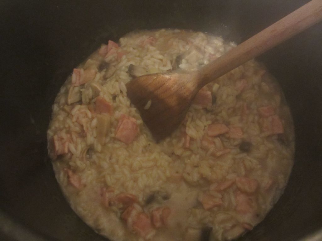 Mrs Monkei Mushroom and Bacon Risotto Pressure Cooker