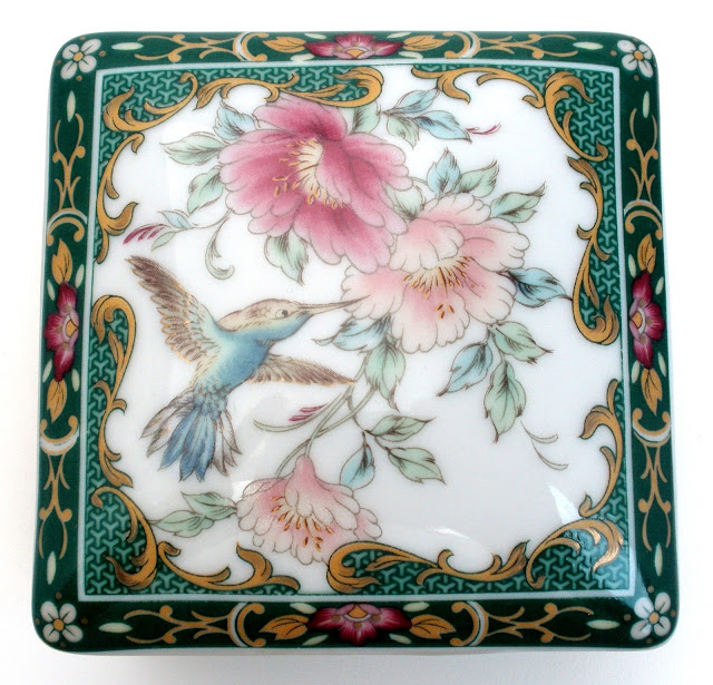 The Jewelry Lady's Store Vintage Japanese Porcelain Trinket Jewelry Boxes