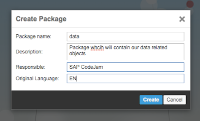 SAP HANA XS Classic, Access your first data in a SAP HANA XSC Application