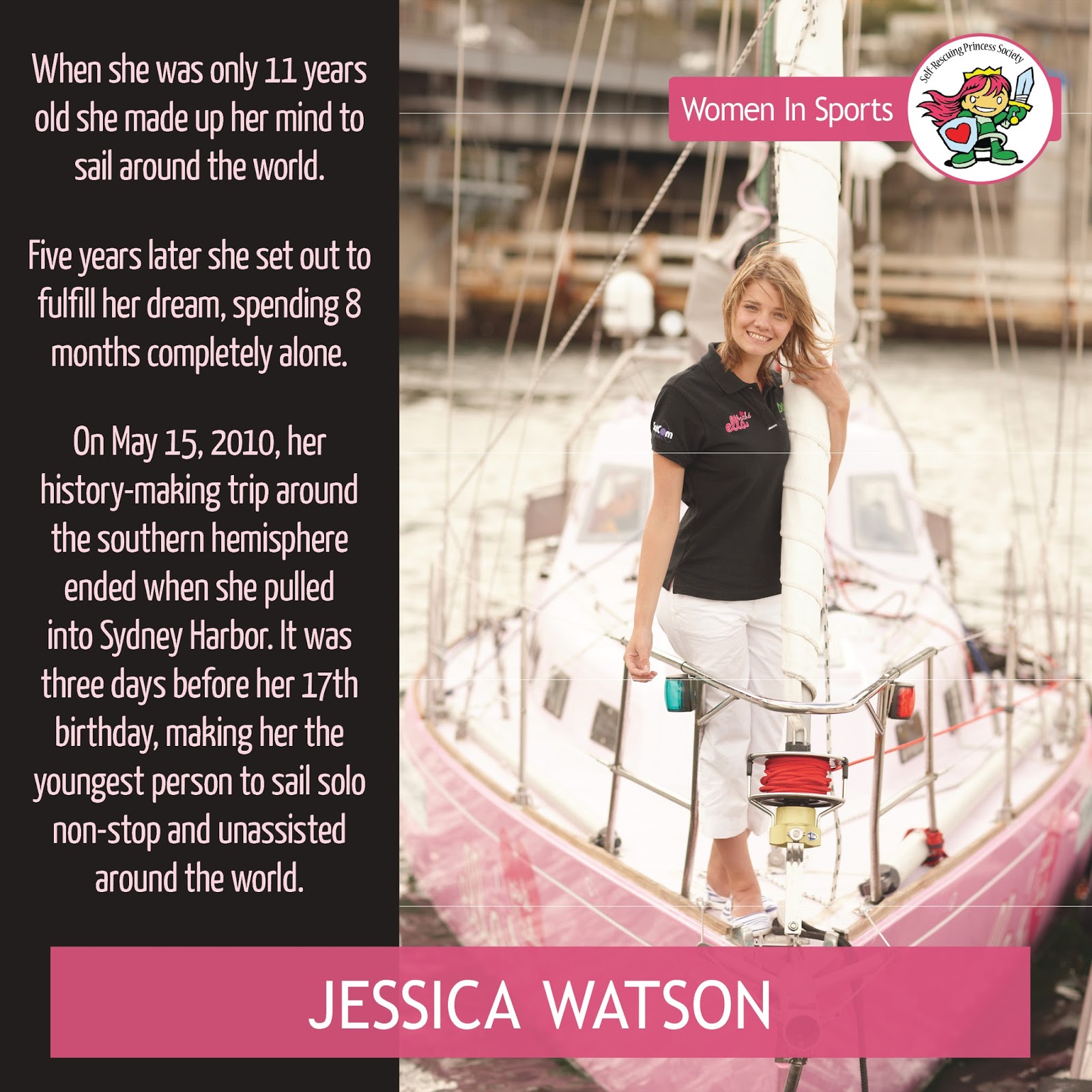 Self-Rescuing Princess Society: Jessica Watson: Brave Girl
