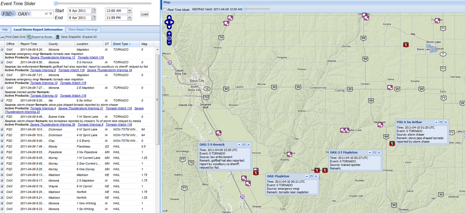 The Original Weather Blog More on Mapleton, IA Area Tornado