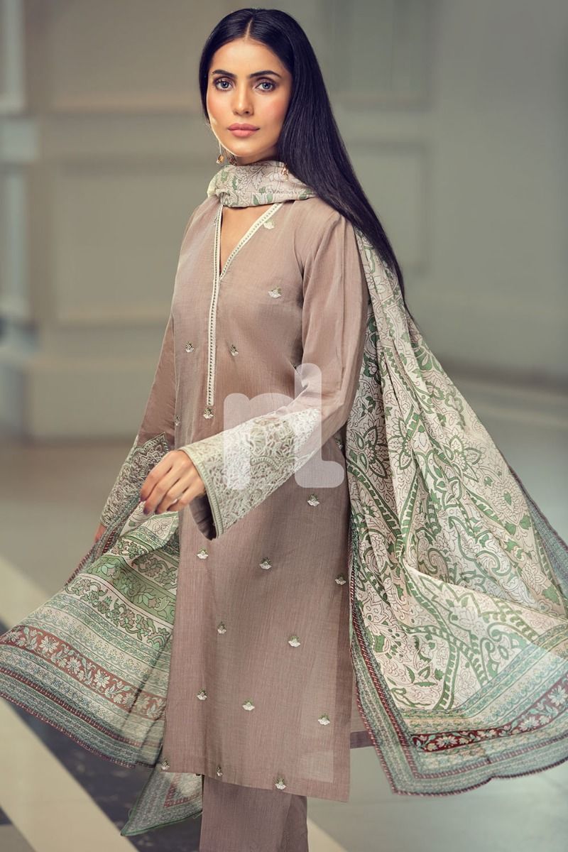 Nishat Linen Unstitched Eid Collection 2019 41907037Lawn & Cotton Net