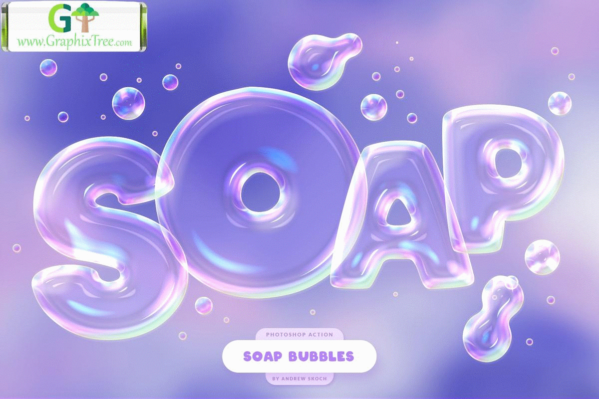 Soap Bubbles Photoshop Action 25316509
