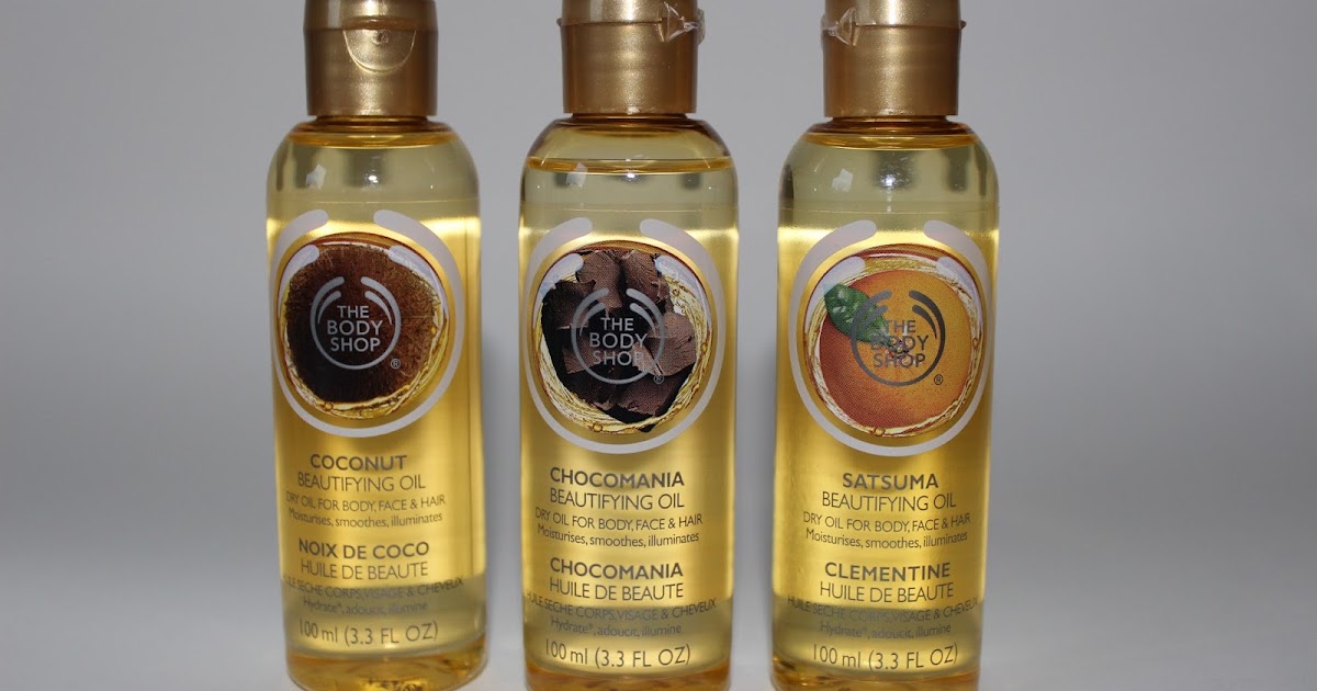Speed Review The Body Shop Beautifying Oils (Coconut,