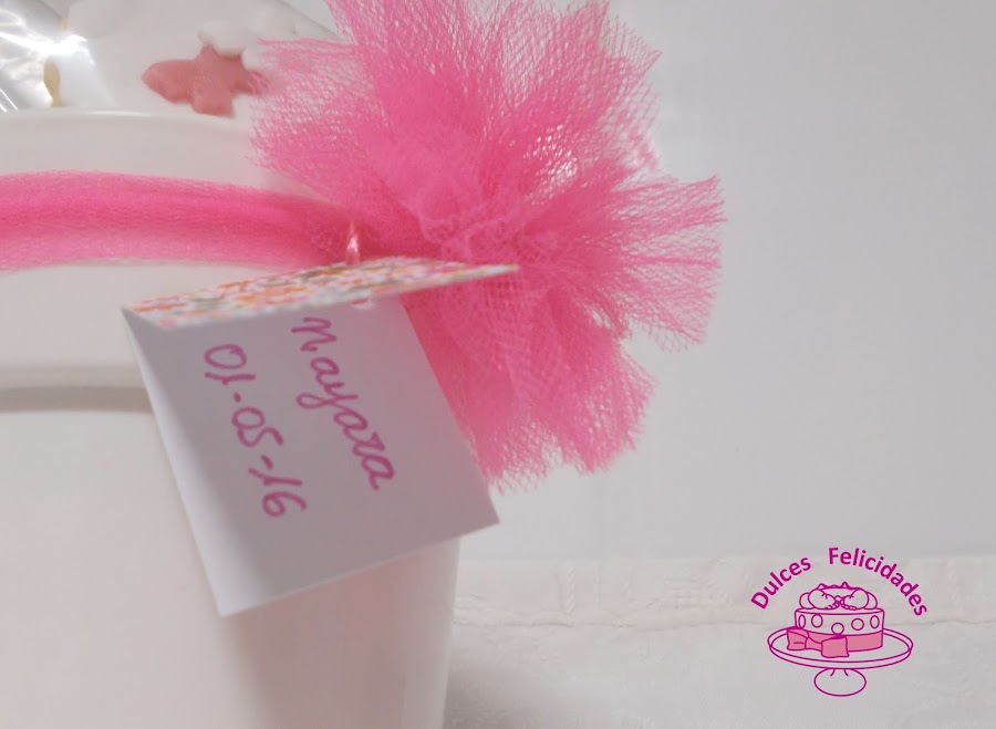 Maceta de galletas para primera comunión