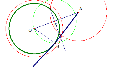радиус по 3 точкам